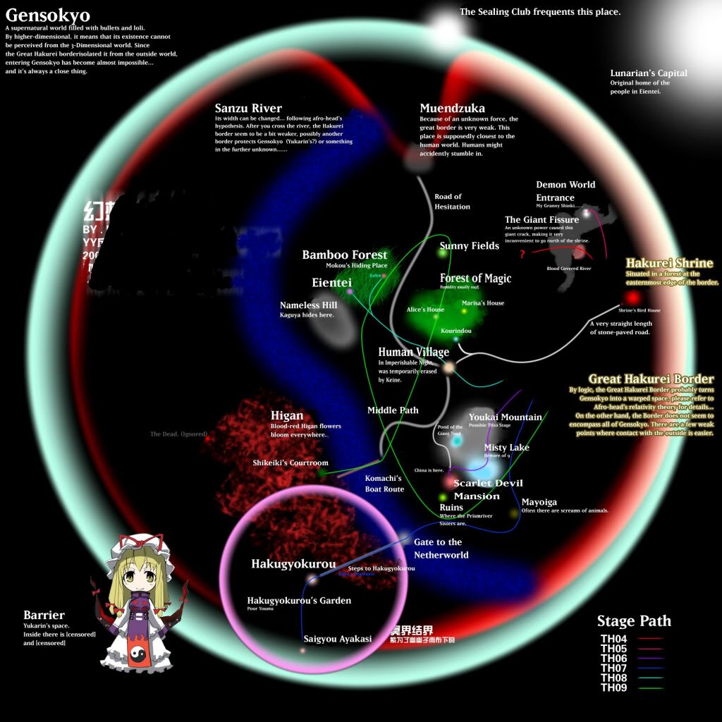 This is the only result I got for 'Gensokyo map' ROFL